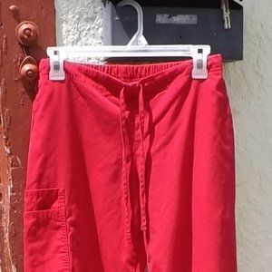 Red Scrubs Pants